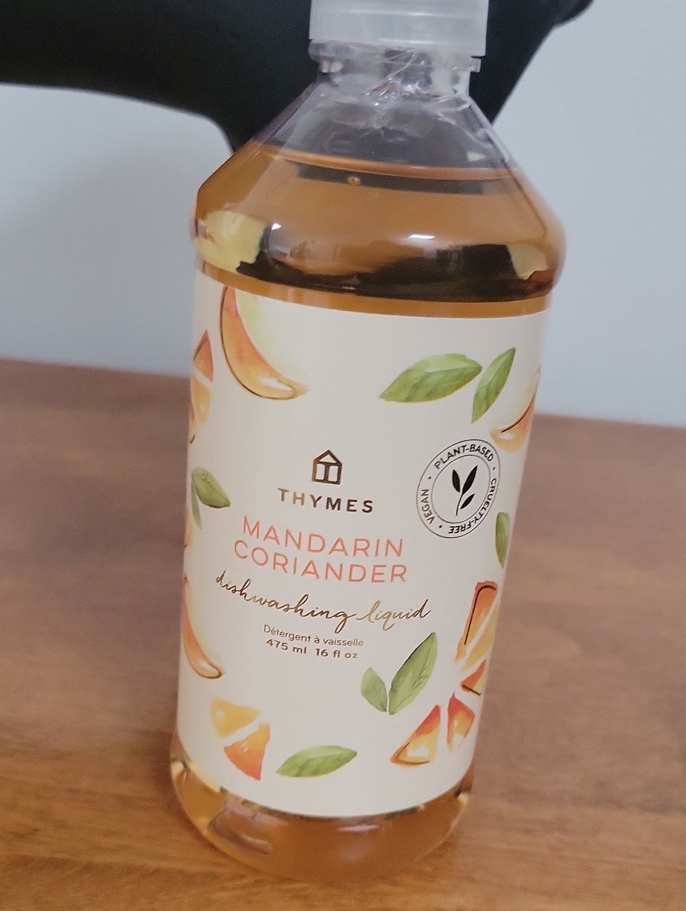 Thymes Mandarin Coriander Hand & Dish Soap - Amber 16oz
